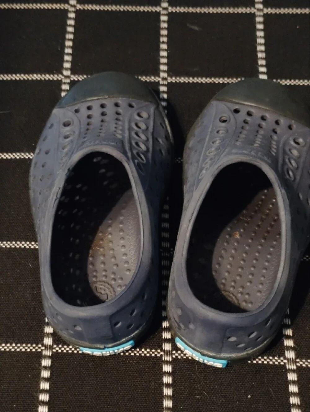 Native Kids Slip-On Shoes in Navy Blue